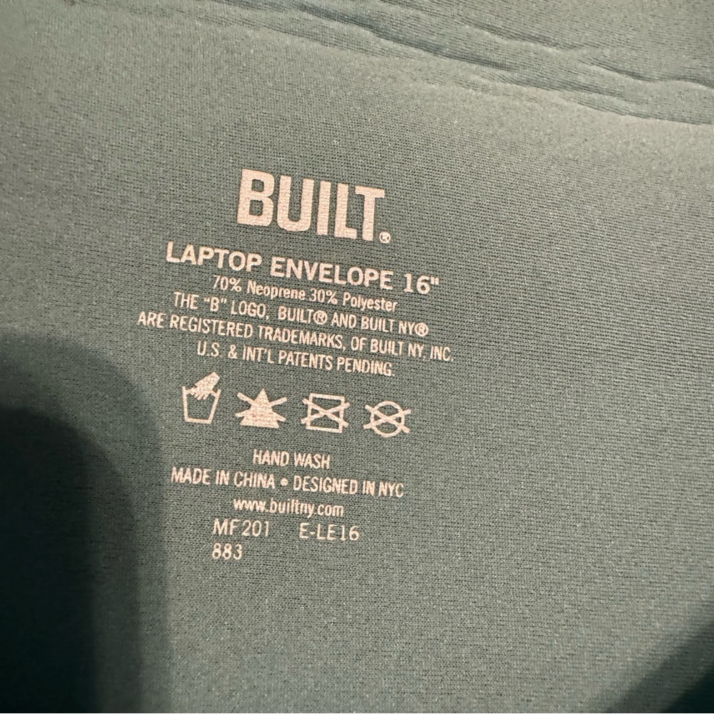 Built 16" Laptop Envelope - Picture 6 of 7